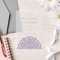 Mariage Mandala de coordonnées de l'arche de bijou