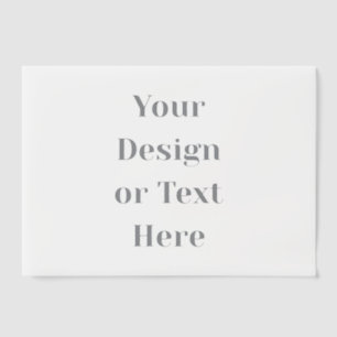 Invitations En Vélin Personnalisable Votre conception ou texte ici Pers