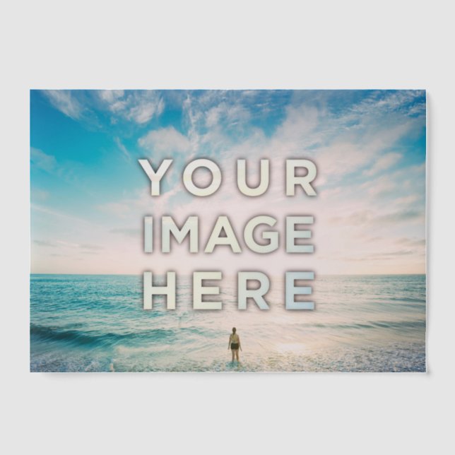 Invitations En Vélin Photo personnalisée personnalisée 2 (Recto)