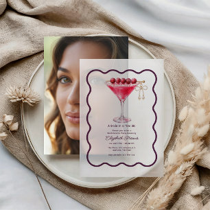 Invitations En Vélin Preppy Coquette Une mariée dans un tout petit ente