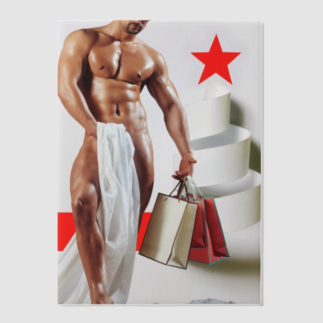 Invitations En Vélin SlipperyJoe's Christmas shopping livre blanc spira (Recto)