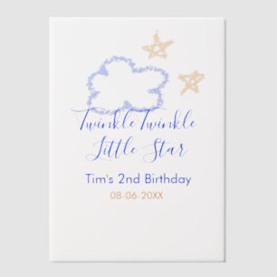 Invitations En Vélin Twinkle scintillement petite étoile anniversaire v