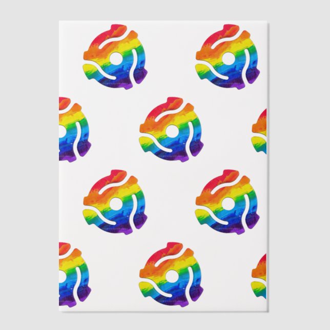 Invitations En Vélin Vibran de l'adaptateur d'enregistrement SlipperyJo (Recto)