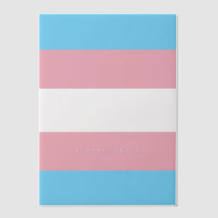 Invitations En Vélin Visibilité du drapeau de fierté transgenre de Slip