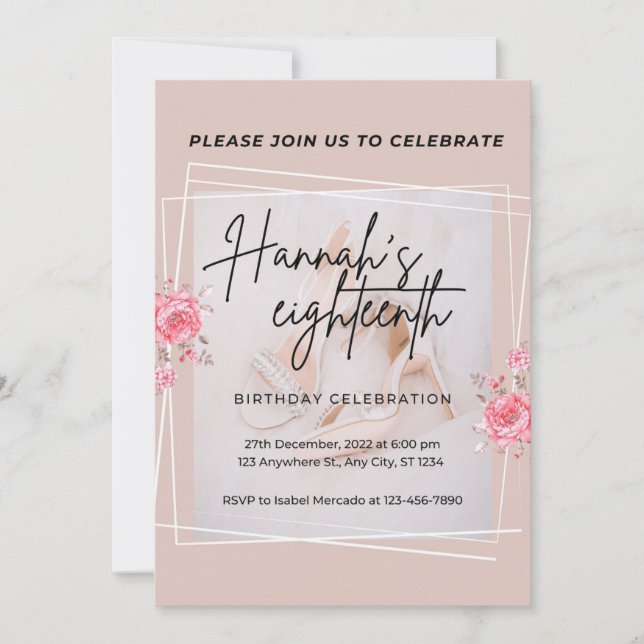 Invitations et annonces Carte Anniversaire (Devant)