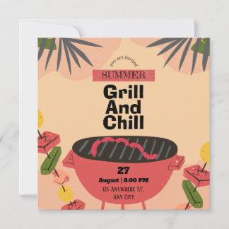 Invitations Et Annonces De Grill And Chill