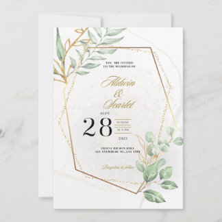 Invitations et papeterie florales Mariages