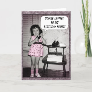 Invitations faites sur commande de fête