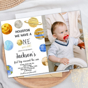 Invitations fantastiques d'anniversaire avec photo