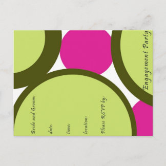 Invitations fêtes de fiançailles