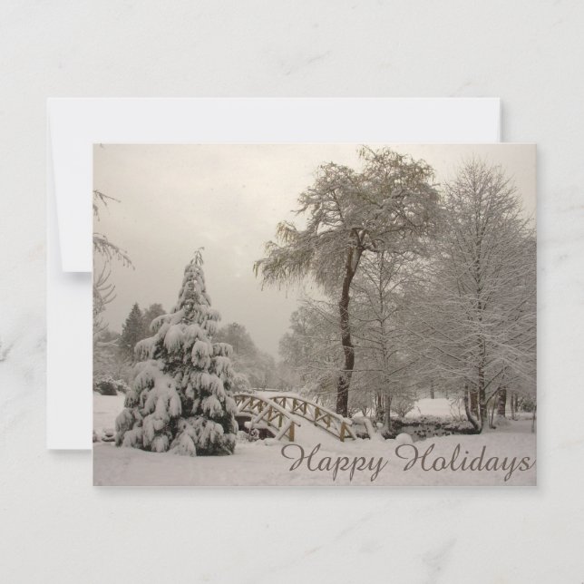 Invitations fêtes de Noël Cartes de fin de année p (Devant)