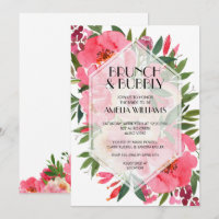 Invitations Fêtes des mariées Brunch et Bubbly Peo