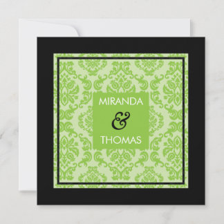 INVITATIONS fiançailles :: couleurs damas 1