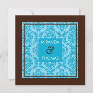 INVITATIONS fiançailles :: couleurs damas 4
