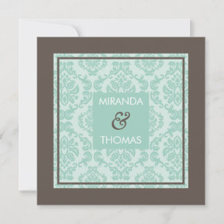 INVITATIONS fiançailles :: couleurs damas 5
