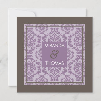 INVITATIONS fiançailles :: couleurs damas 7