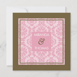 INVITATIONS fiançailles :: couleurs damas 9