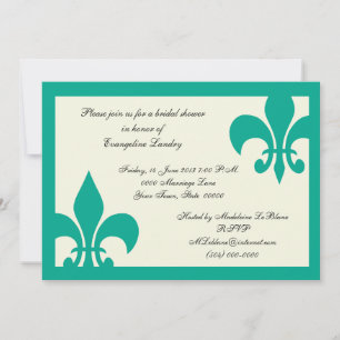 Invitations Fleur de Lis