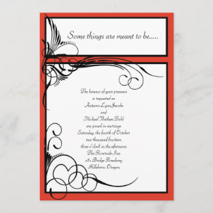 Invitations florales de mariage de kaki