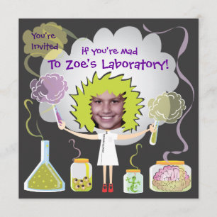 Invitations folles de fête d'anniversaire de