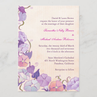 Invitations formels élégants de mariage