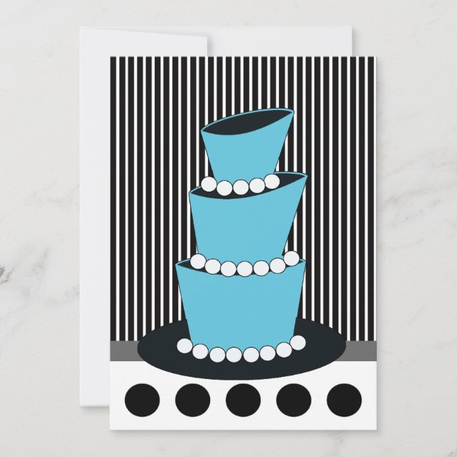 Invitations funky 16e anniversaire de fête (Devant)