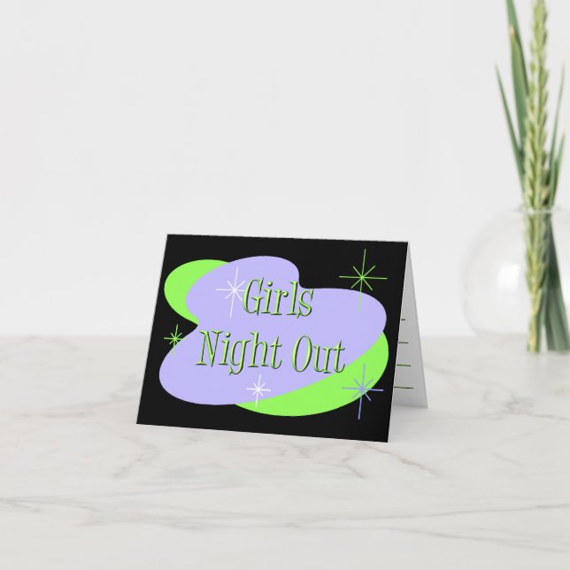 Invitations Girls Night Out (Devant)