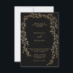 Invitations Glamour Gold Wedding<br><div class="desc">Invitation vos amis et famille les plus proches avec ce joli faire-part de mariage Or Glamour!</div>