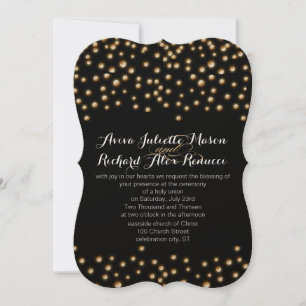 Invitations Gold Wedding