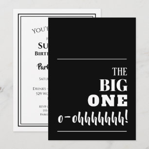 Invitations grand anniversaire - N'IMPORTE QUELLE