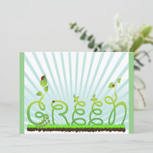Invitations Green Concept