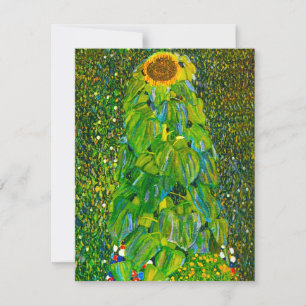 Invitations Gustav Klimt Sunflower