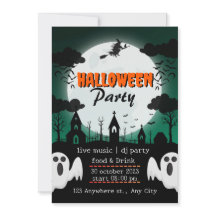 Invitations Halloween pour vos amis et votre famil