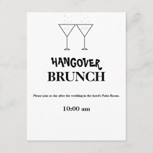 Invitations "Hangover Brunch"