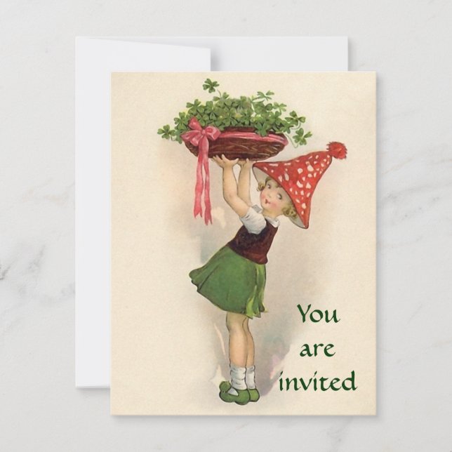 Invitations irlandaises de partie (Devant)