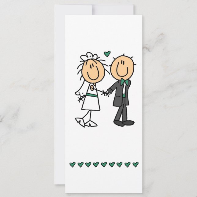 Invitations juste mariées (Devant)