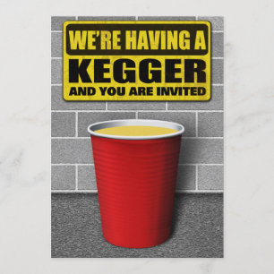 Invitations Kegger