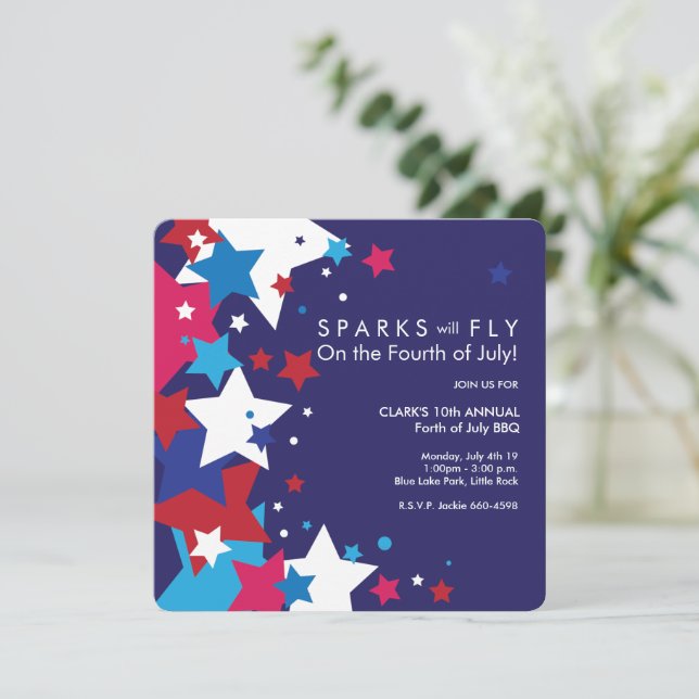 Invitations | Les étincelles voleront sur le 4 jui (Debout devant)