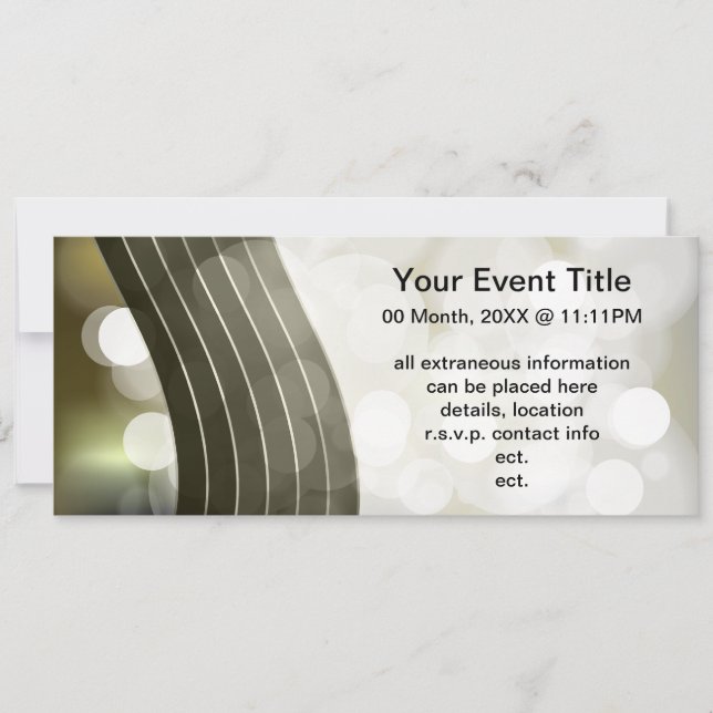 invitations lumières clignotantes (Devant)