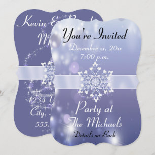 Invitations Magique Snowy Wonderland