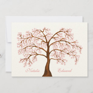 Invitations Mariage Sakura Cherry Blossom Tree