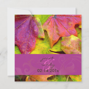 Invitations Mariages de automne Rainbow