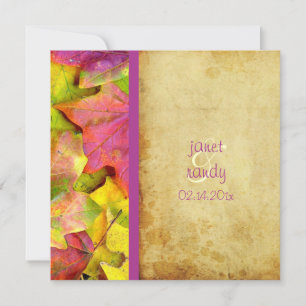 Invitations Mariages de automne Rainbow