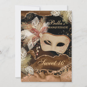 Invitations Masquerade Anniversaire