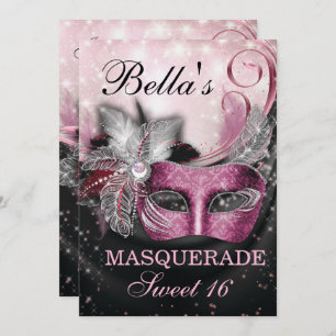 Invitations Masquerade Anniversaire