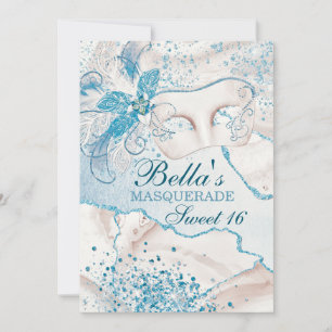 Invitations Masquerade Anniversaire