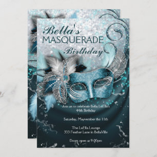 Invitations Masquerade Anniversaire