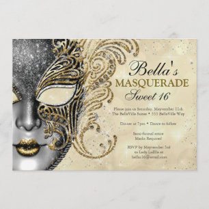 Invitations Masquerade Anniversaire