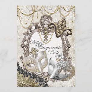 Invitations Masquerade Anniversaire