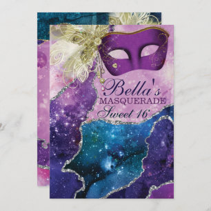 Invitations Masquerade Anniversaire